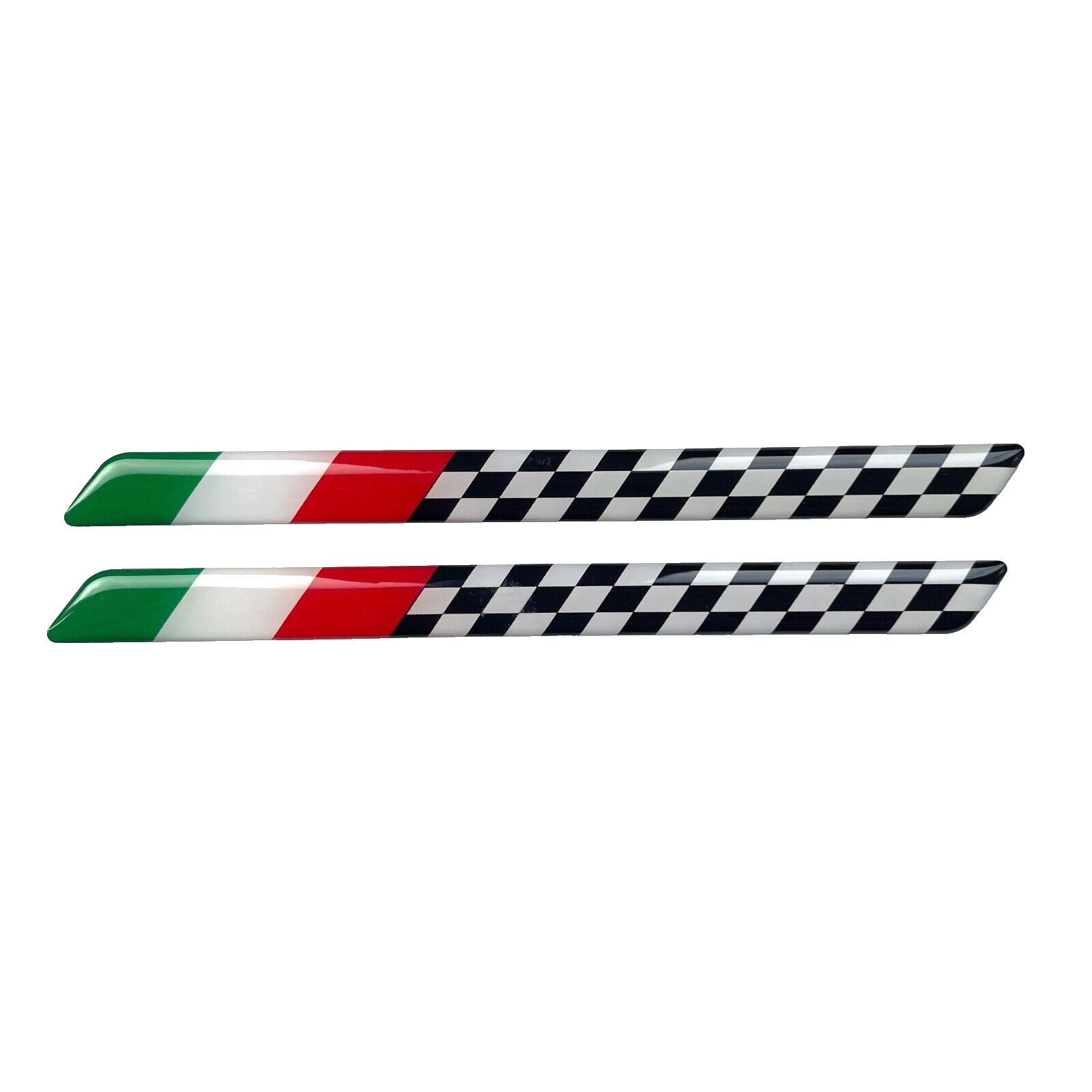 2x Italy Racing Edition Italy Italia 3D Gel Sticker Sticker Scooter Moped Car