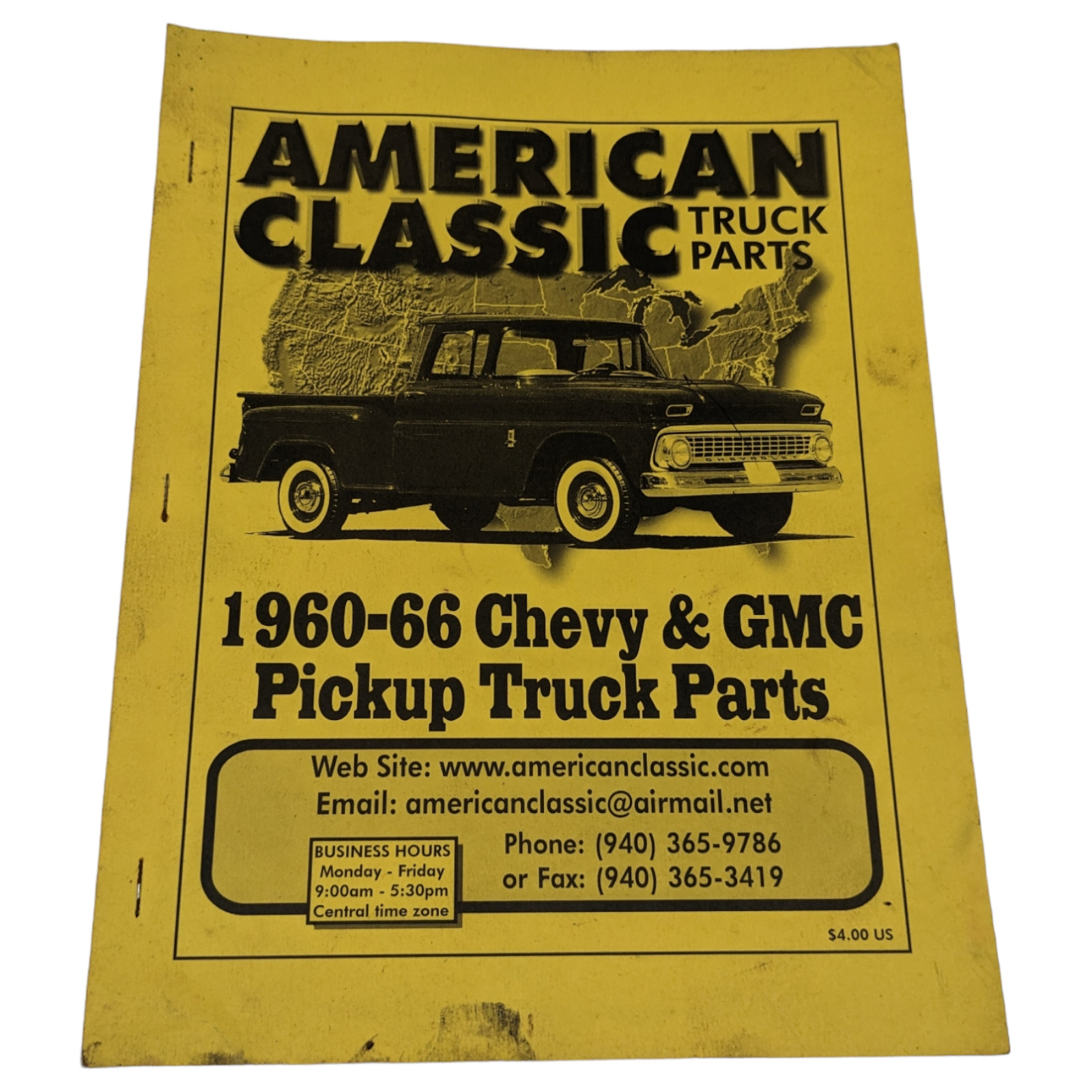 American Classic Truck Parts 1960-66 Chevy & GMC Pickup Program Book Catalog