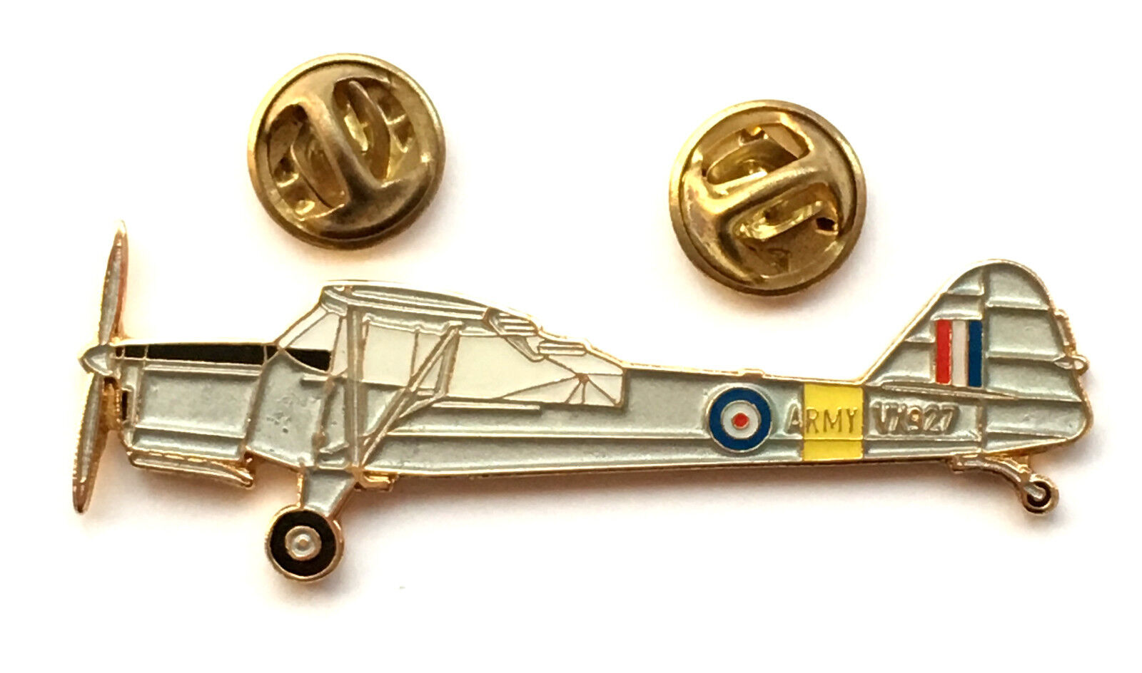 RAF Auster T7 Aeroplane Army & Royal Air Force Lapel Pin Badge *Official*
