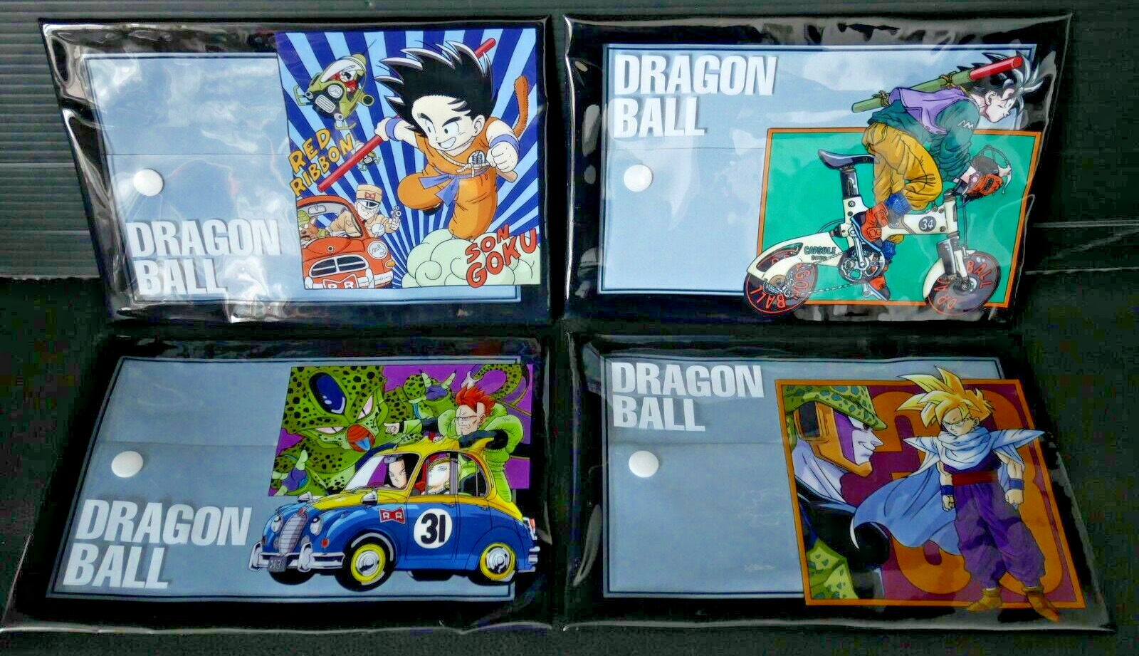 Akira Toriyama: Dragon Ball Gadget Case (all 4 varieties.) Complete Set - JAPAN
