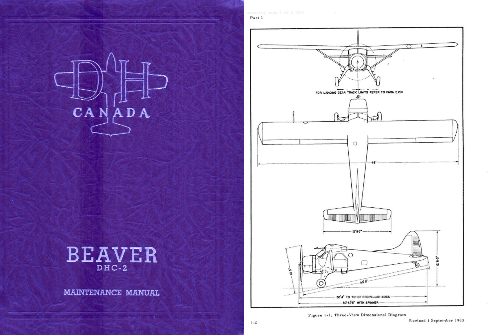 De Havilland Beaver Maintenance service manual archive STOL DHC-2 Canada 1958  