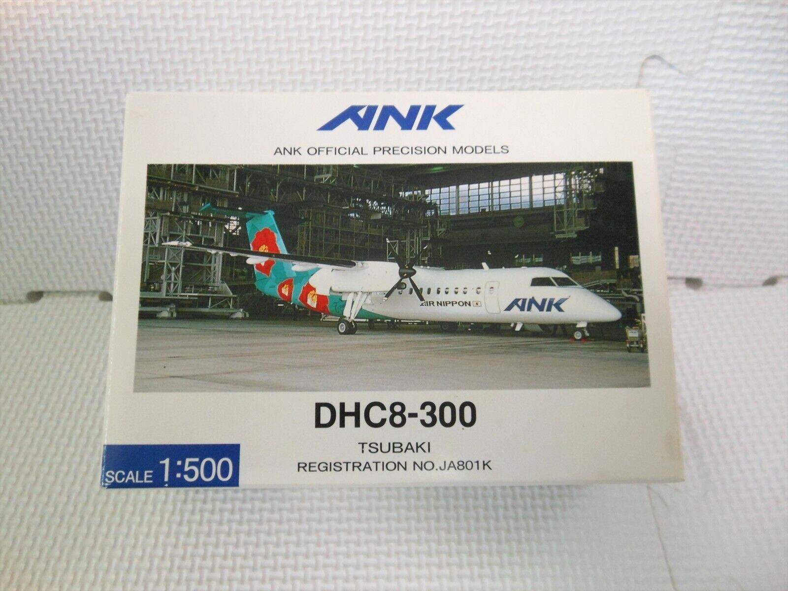 Airplane model diecast ANK Official Model Air Nippon DHC8-300 Tsubaki JA801K