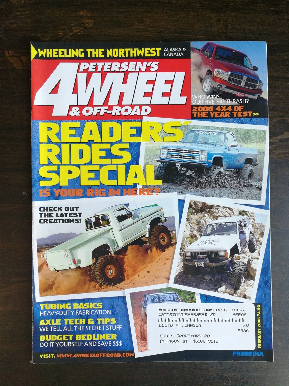 4 Wheel & Off Road Magazine February 2006 - Readers Rides Special - 4x4 of Year