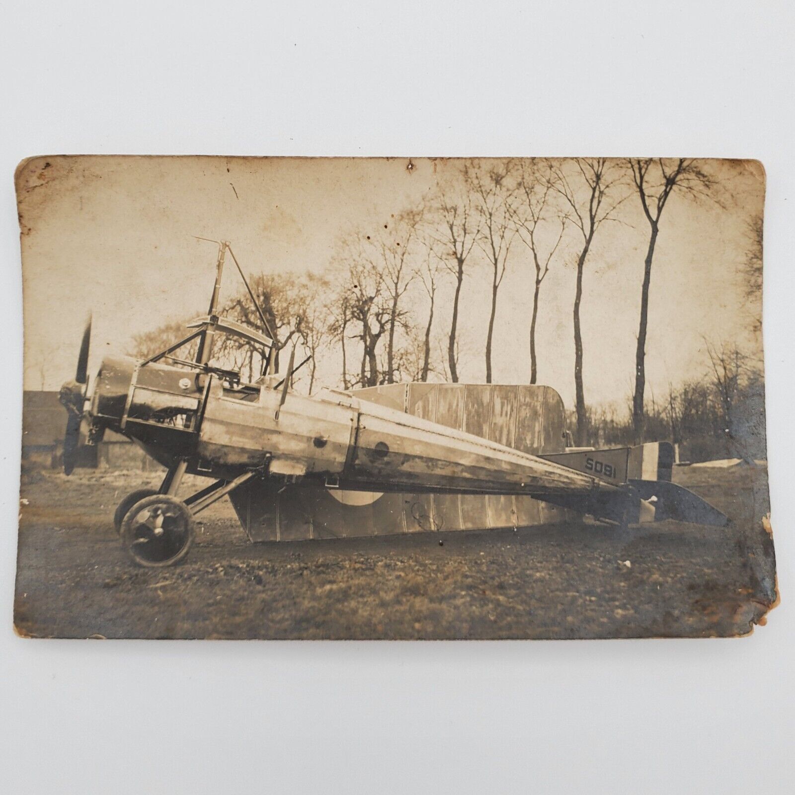 WW1 French aircraft Morane Saulnier postcard photo plane aviation Breguet war