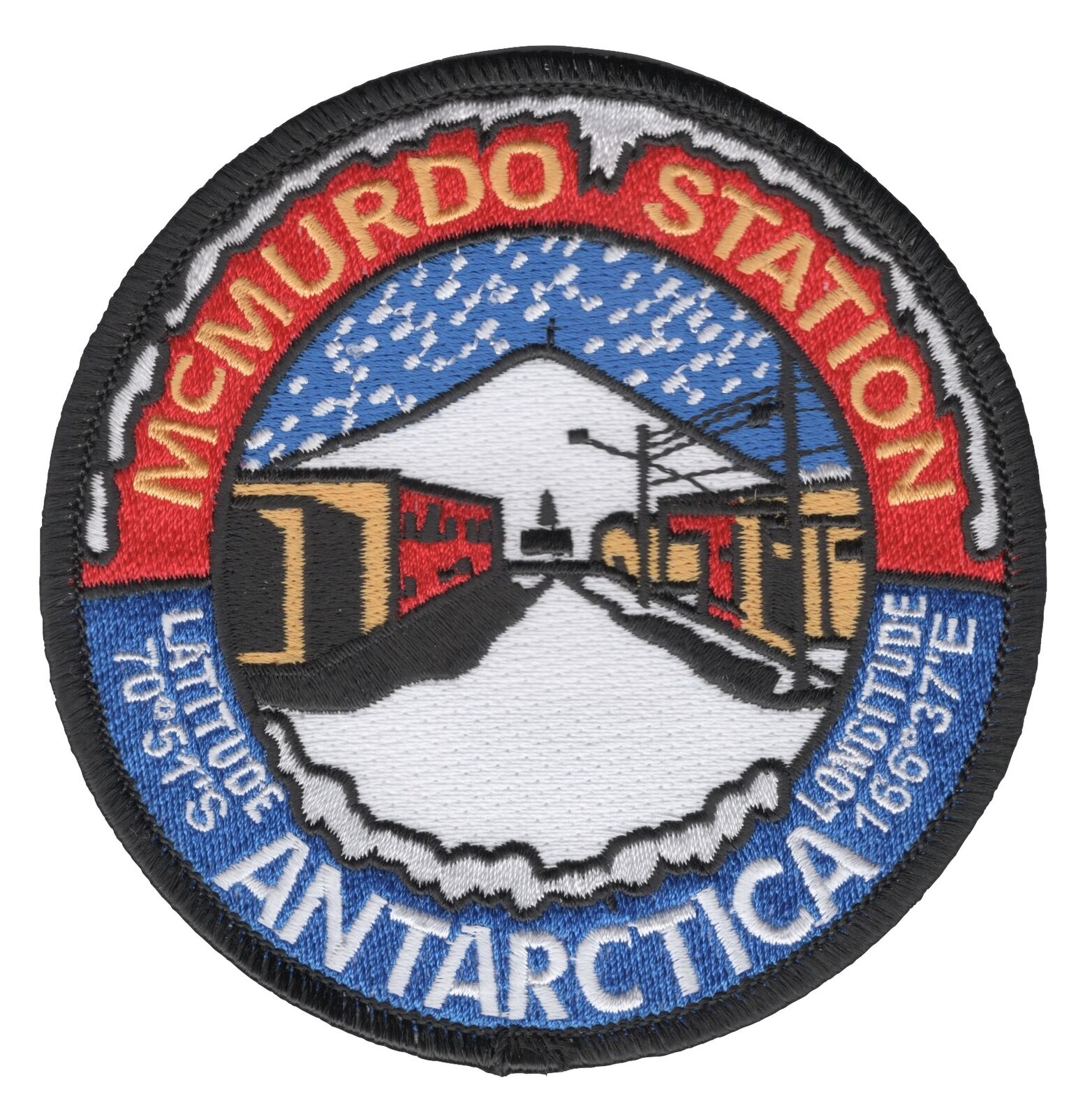 Naval Air Station Mcmurdo Antarctica Military Patch