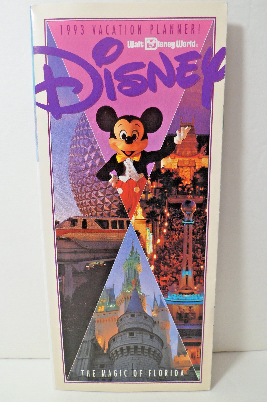 1993 Walt Disney World Vacation Planner - The Magic of Florida - 16 Page Foldout