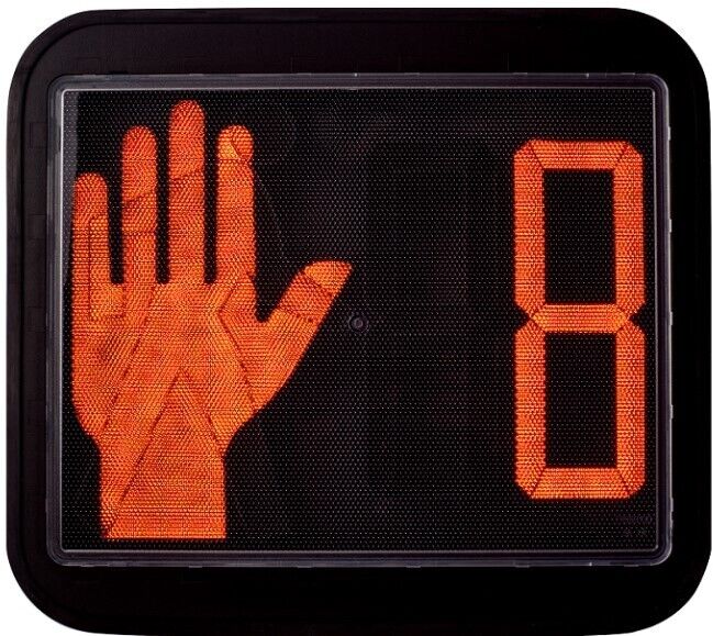 LEOTEK Pedestrian Countdown  LED Traffic Crossing Sign Crosswalk Module