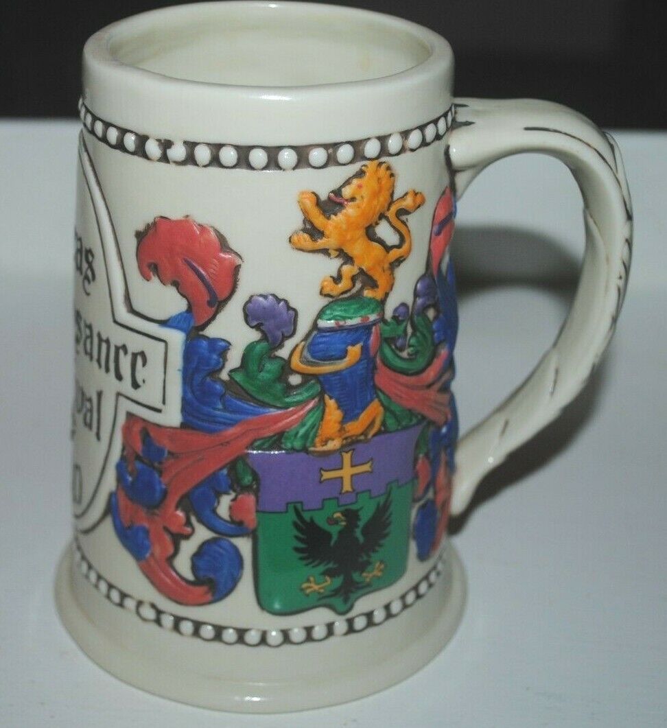 1990 Texas Renaissance Festival stein, excellent, from the Dragonslayer