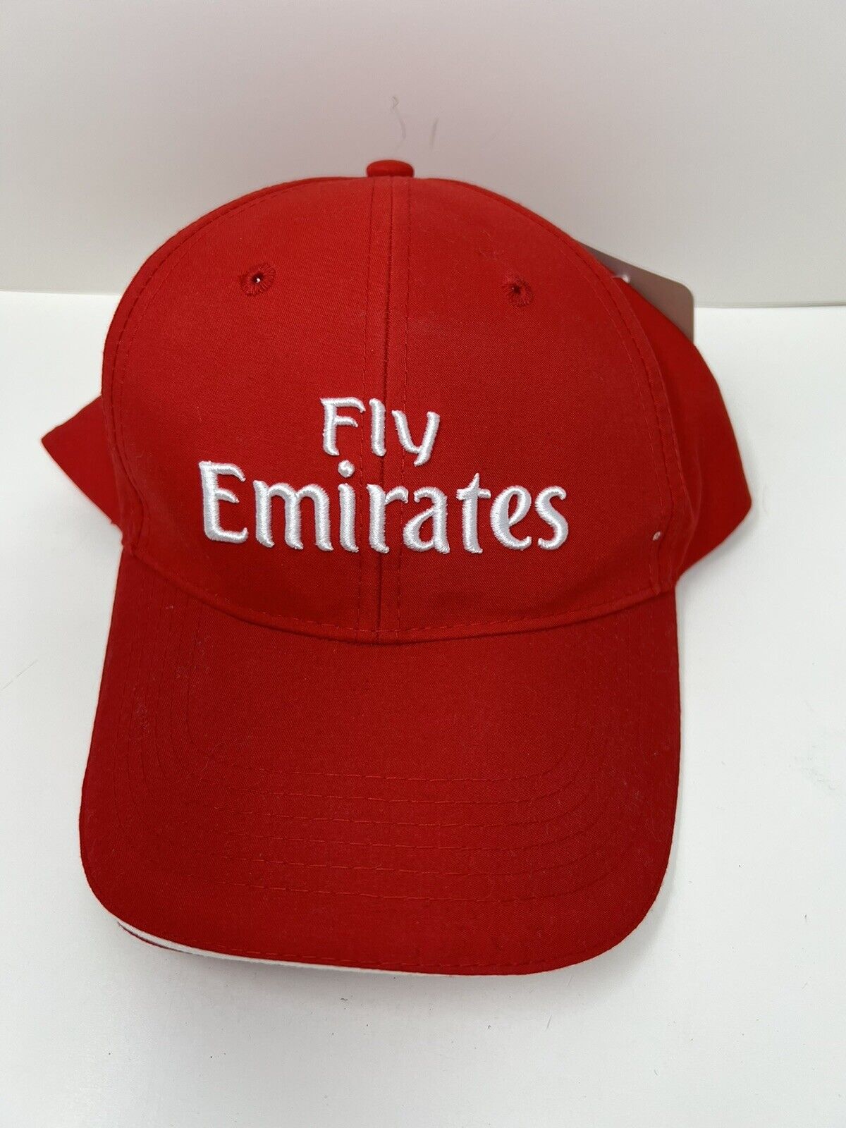 NWT EMIRATES AIRLINES Fly Emirates Logo Adjustable Hat Microfibre