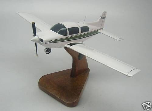 AA-5 Grumman American Traveller Airplane Desk Wood Model Small New