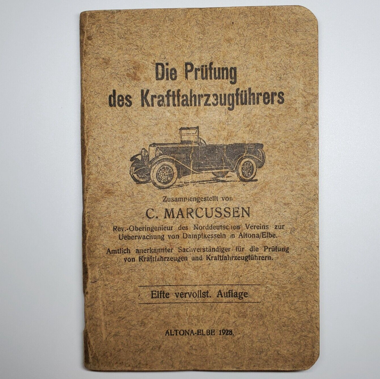 Antique Car automobile driving German vintage instructor booklet manual 1928 old