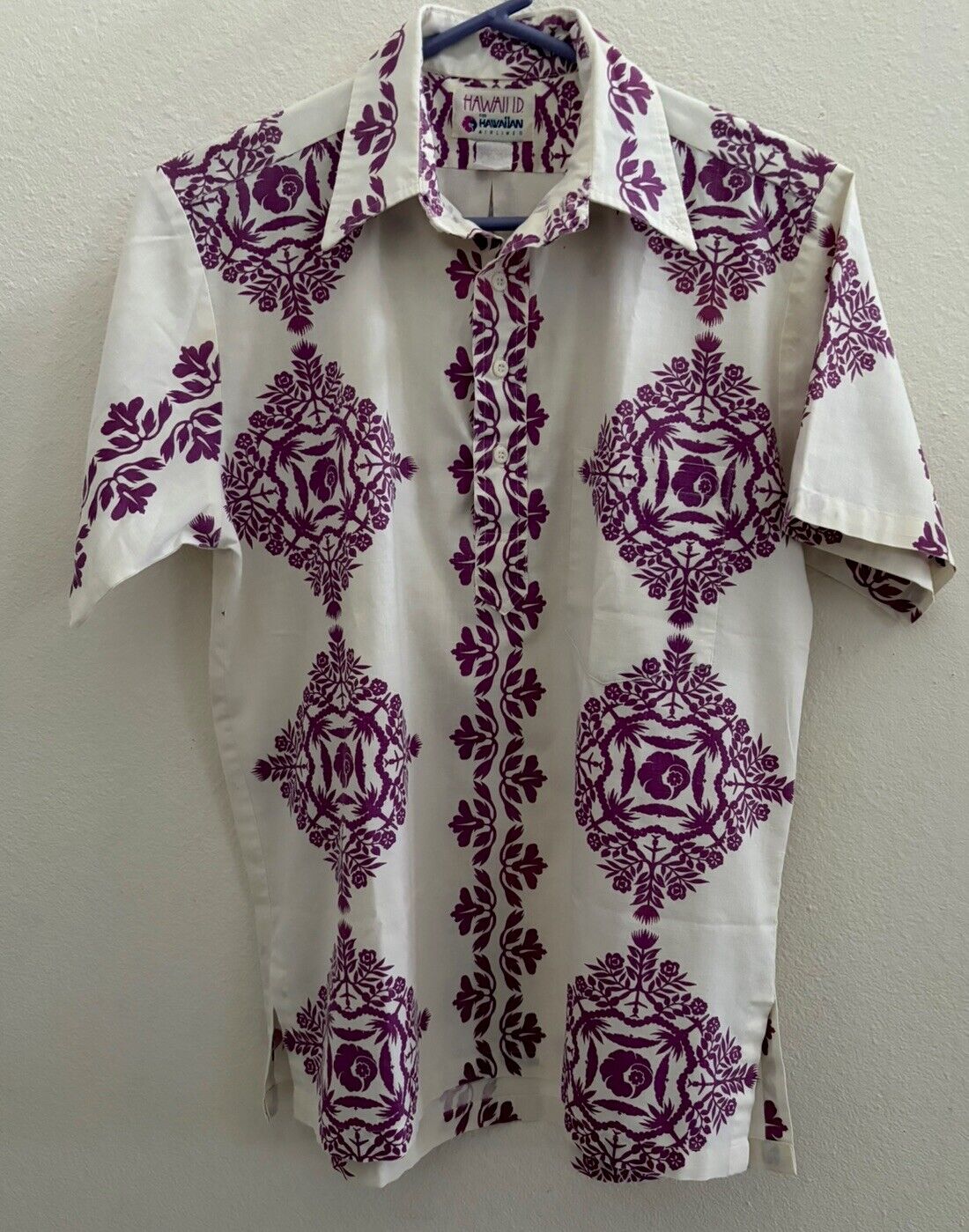 Vintage Hawaiian Airlines Uniform Aloha Shirt, Men’s Medium.