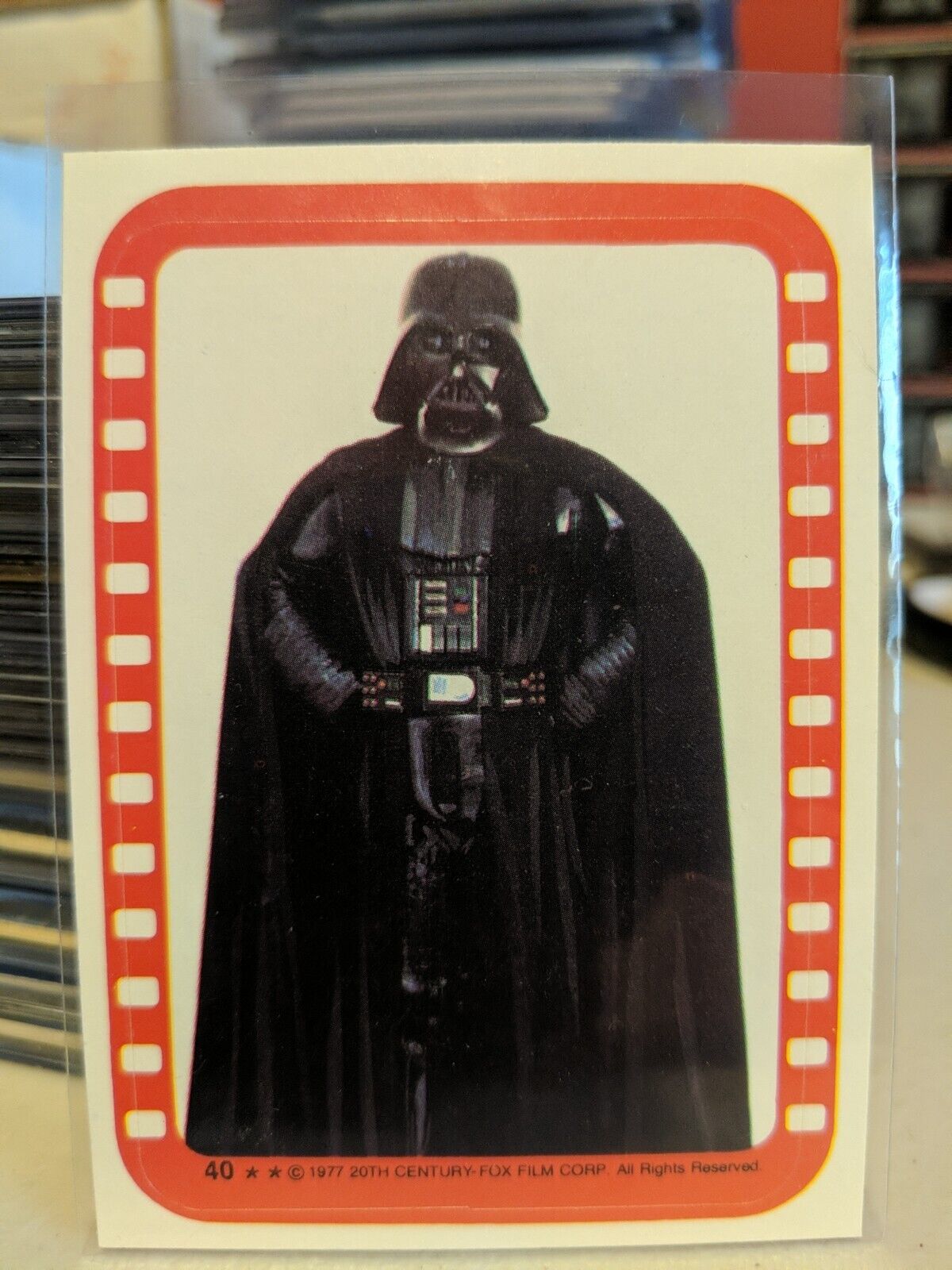 1977 Topps Star Wars Series 4 Green Complete Sticker Set (11) NM+ Vintage Sharp