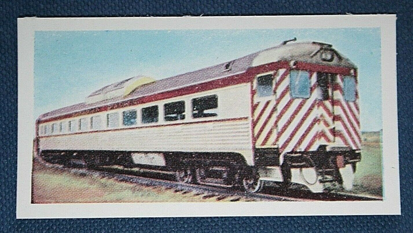 Diesel Railcar  CPR DAYLINER    Vintage 1950\'s Colour Card  WC26