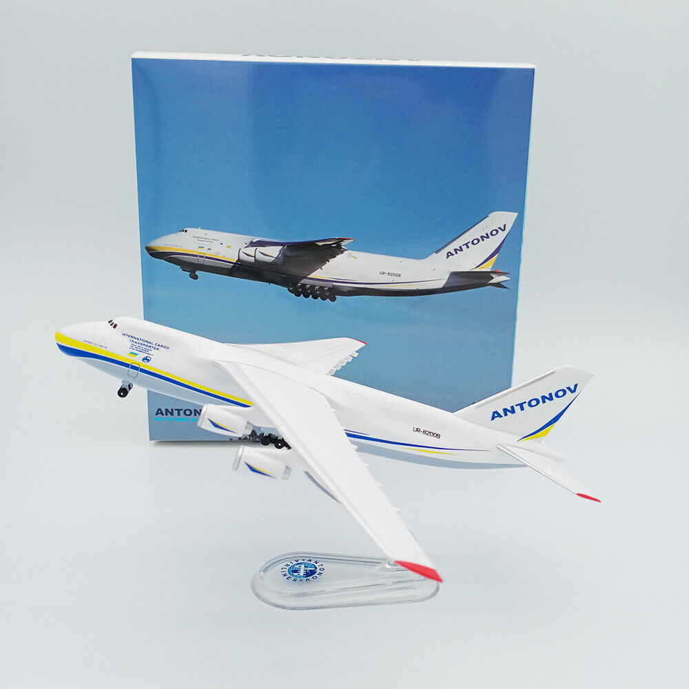 HOT 1:400 scale 20CM AN-225 ANTONOV An-124 ABS Plastic model with bracket