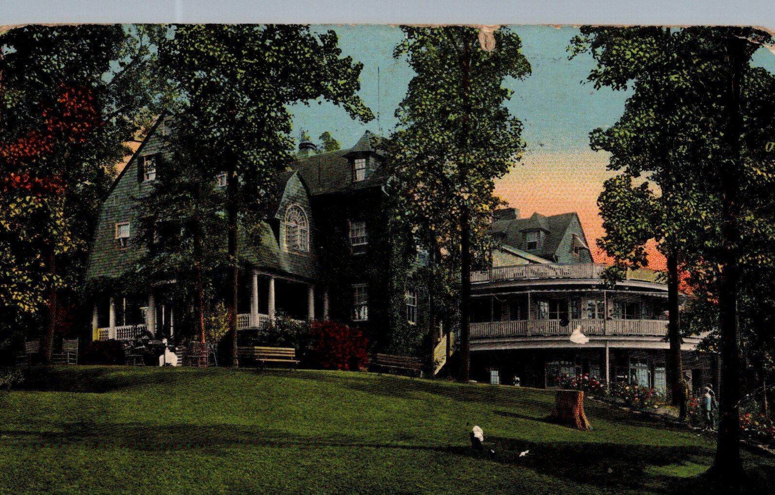Baltimore Maryland Baltimore Country Club Roland Park Postcard Posted 1914