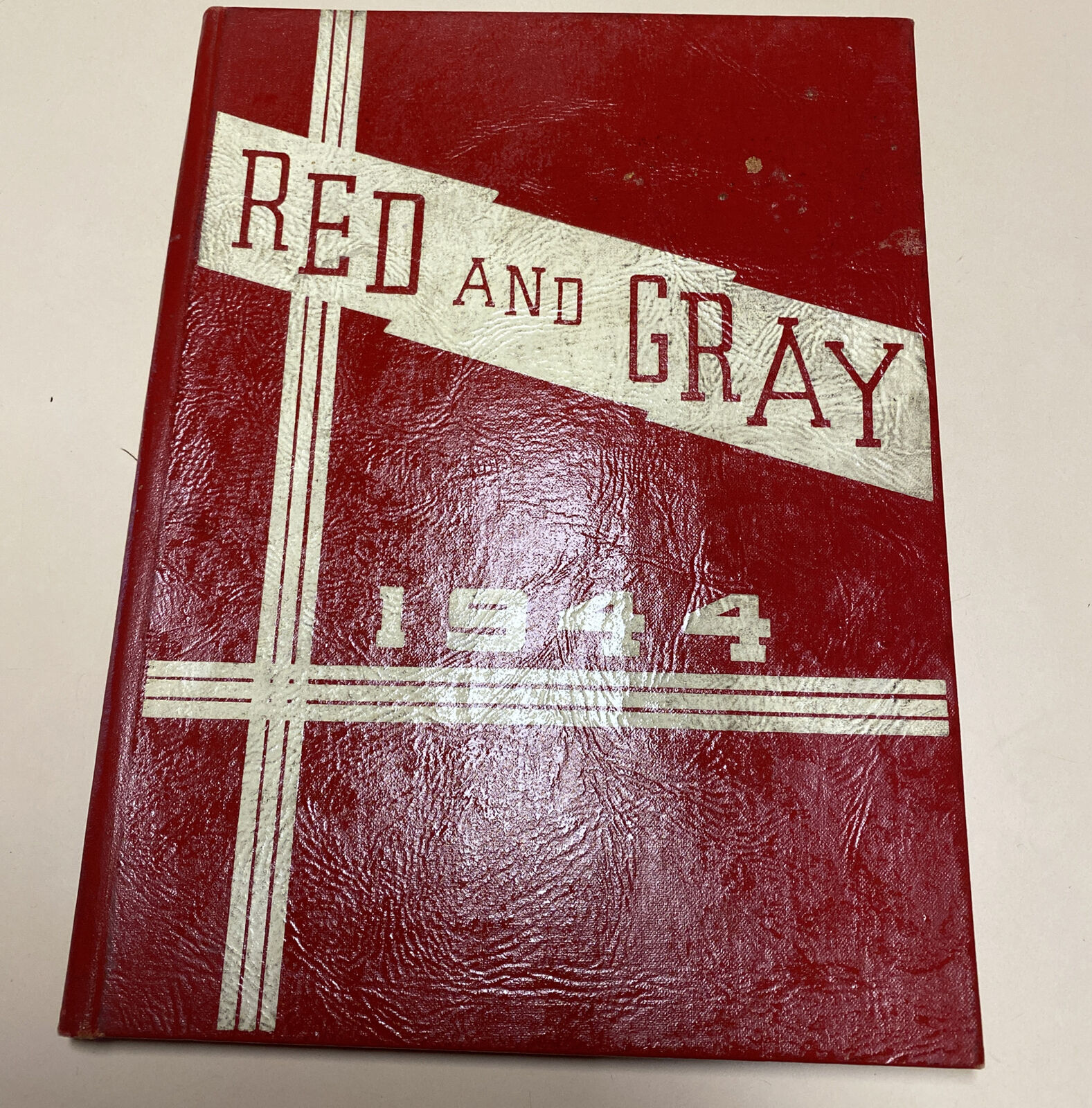 1944 Red And Grey ￼ High School Yearbook  Springfield Ohio Annual