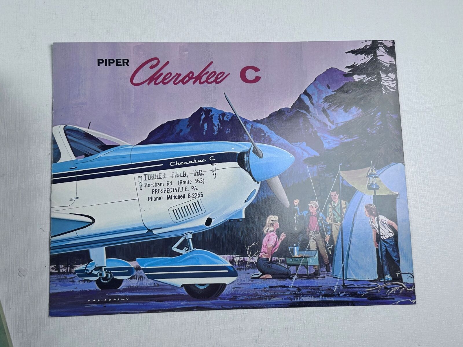 Piper Cherokee C Airplane Brochure 