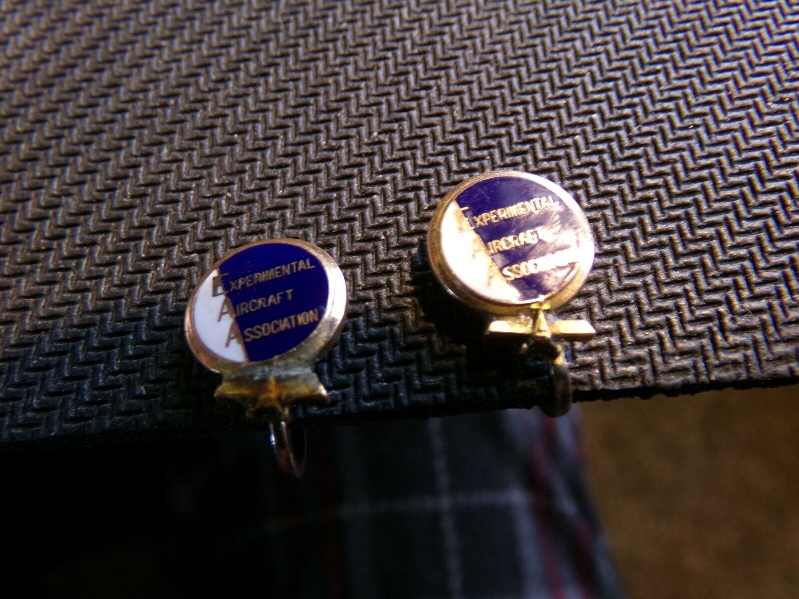 EAA (Experimental Aircraft Asso.) Earrings Purchased 1970 Convention Oshkosh, WI