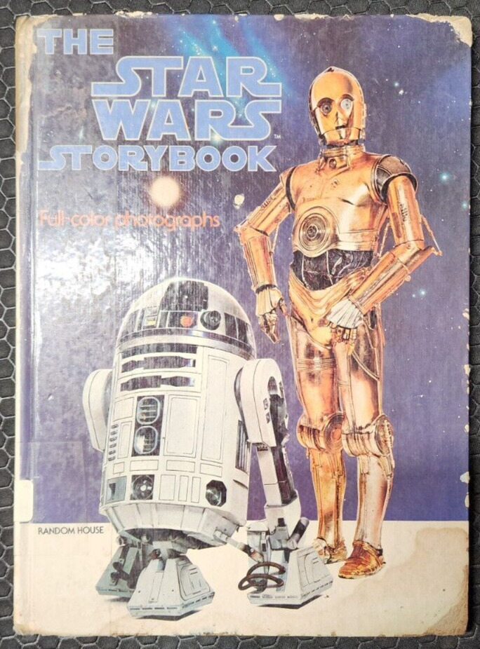 1978 The Star Wars Storybook Random House w/ Full Color Photographs Book Vintage