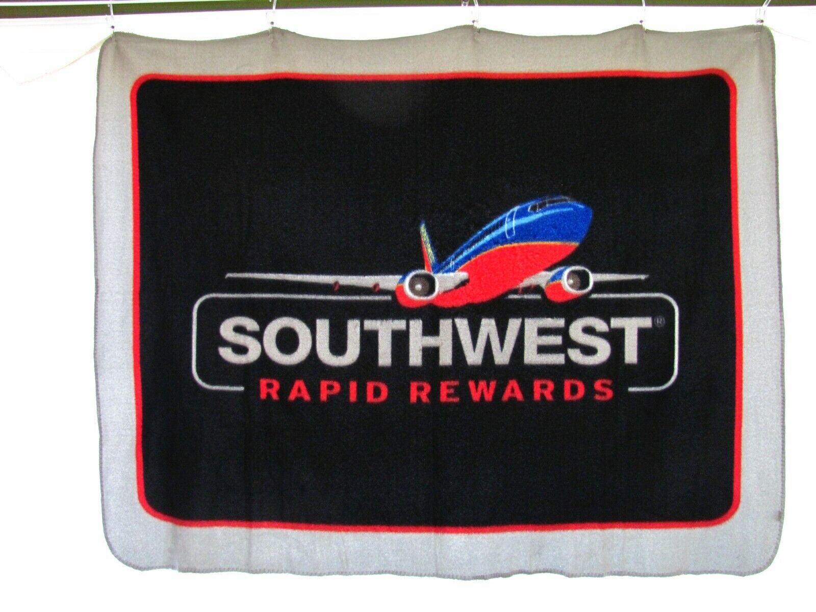 Vintage Southwest Airlines Rapid Rewards Throw Blanket 56\