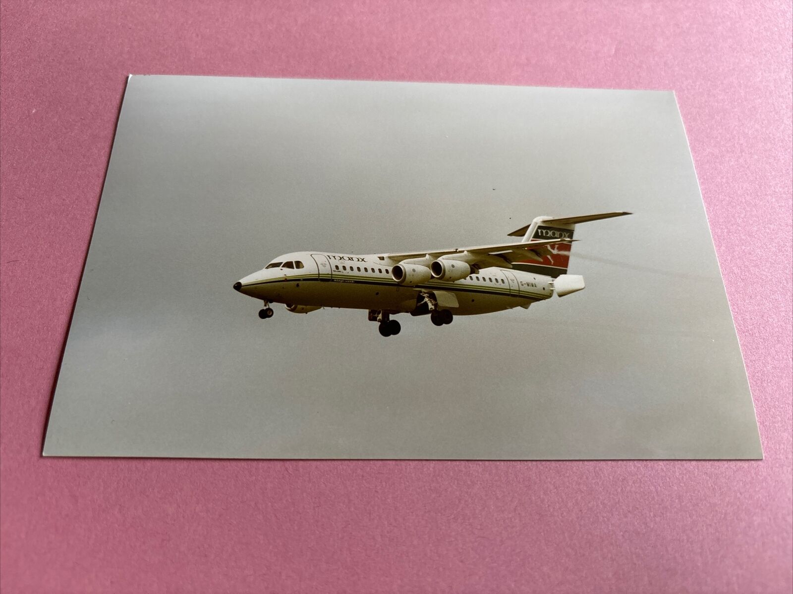 Manx Airlines BAe 146 G-MIMA colour photograph