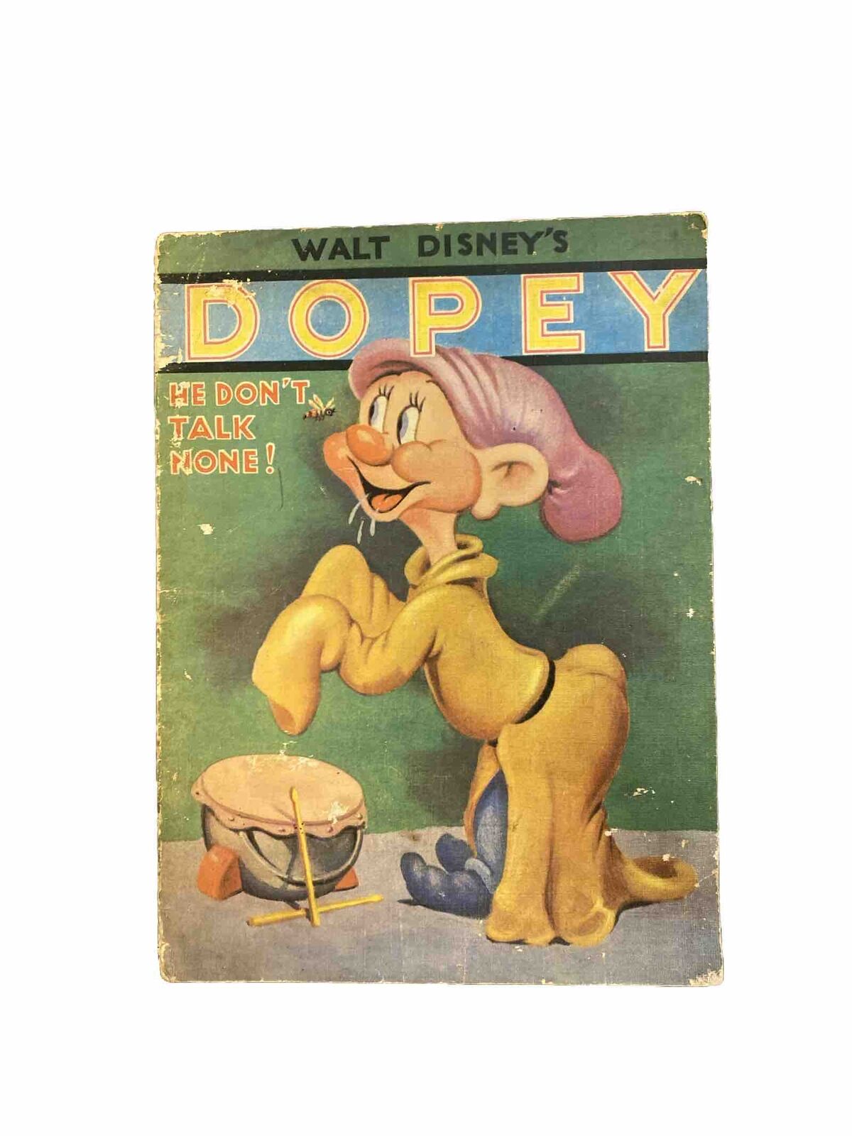 VINTAGE | 1938 Walt Disney's | Dopey He Don't Talk None | Snow White | Good