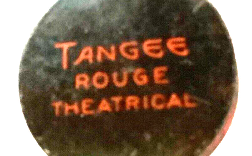 💋THEATRICAL TANGEE ROUGE MOTO SMALLER SIZE TANGEE  G W Luft NY Vintage 💋
