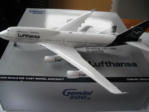 VERY RARE Gemini Jets 1:200 Lufthansa Airlines BOEING 747-400 D-ABVM G2DLH792