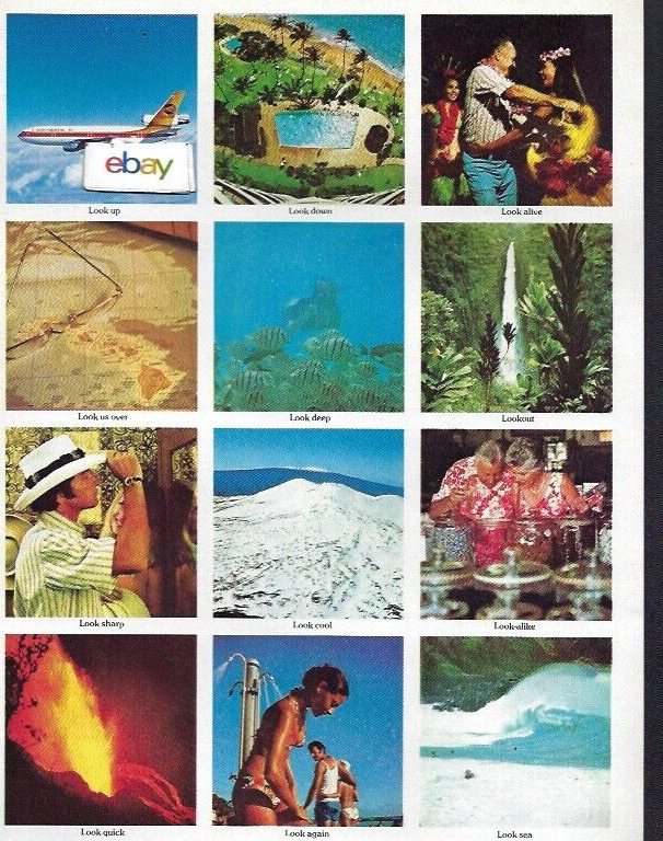 CONTINENTAL AIRLINES 2 PG STOP  HAWAII ONLY $16.95 DAY DC-10 DON BEACHCOMBER AD