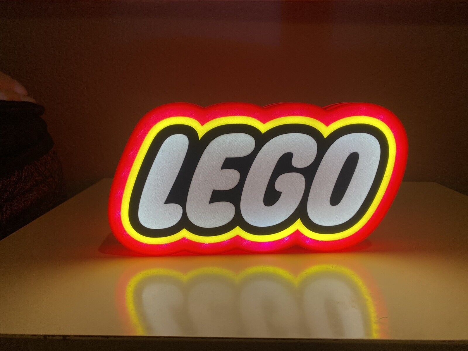 Light Up LEGO Decoration Sign Extra Large XXL 14” Wide