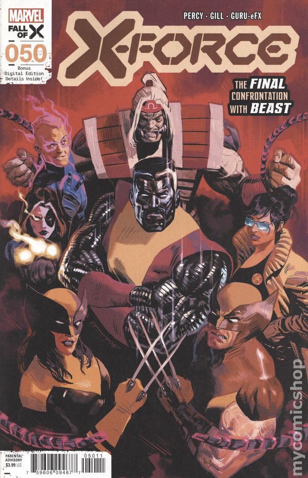 X-Force #50A VF 2024 Stock Image