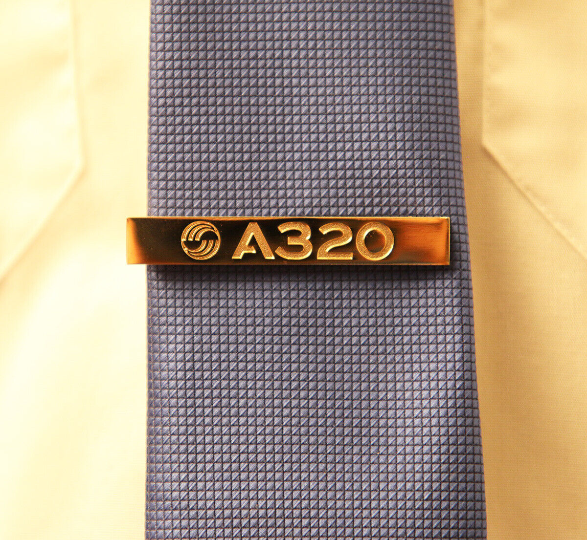 Tiebar Airbus A320 GOLD Tie ClaspTie Clip Bar