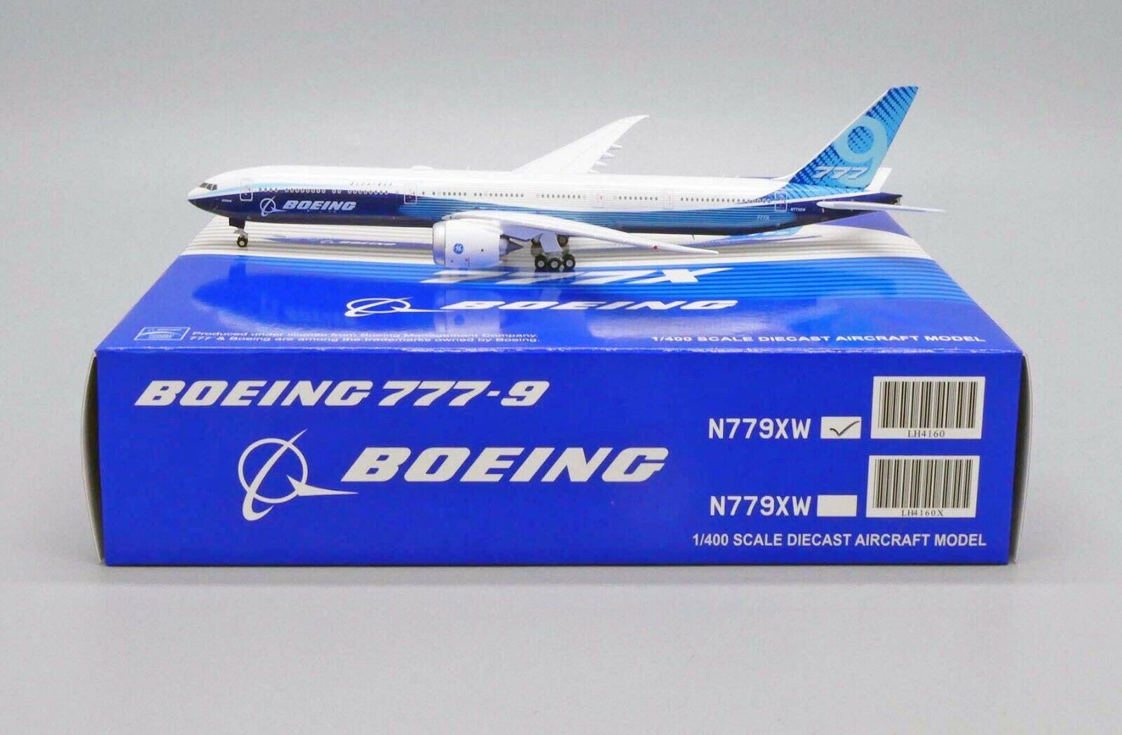 Boeing 777X Reg: N779XW JC Wings Scale 1:400 Diecast model LH4160 (E)