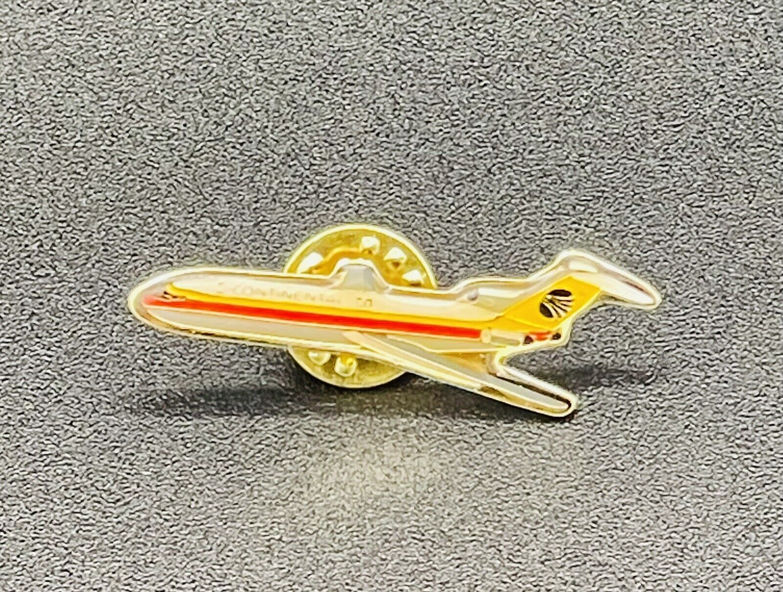 Vintage Continental Airlines Lapel Pin Aviation Collectibles