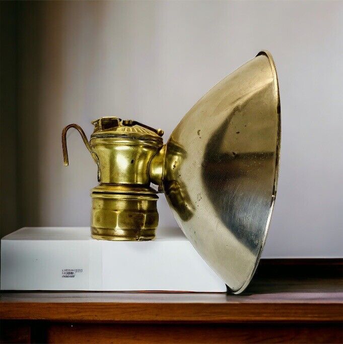 Vintage AutoLite Carbide Miners Lamp, Universal Lamp Co. - Circa 1930's 