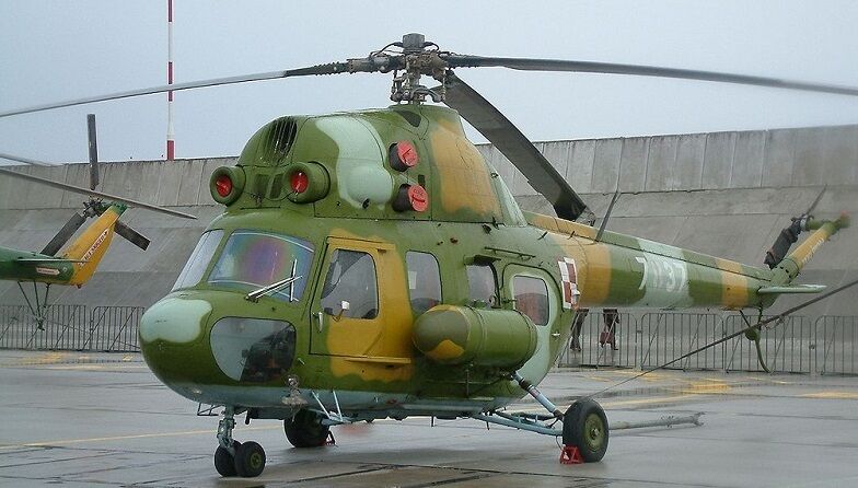 Mi-2 Hoplite Poland Mil Mi2 Helicopter Wood Model Replica Small 