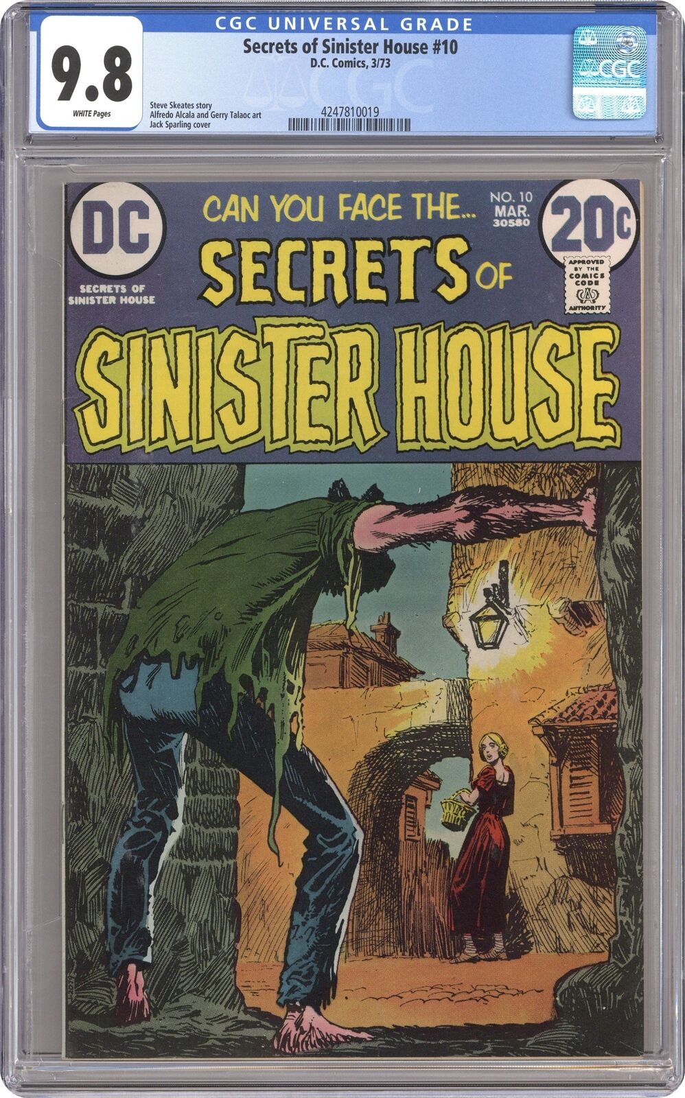 Secrets of Sinister House #10 CGC 9.8 1973 4247810019