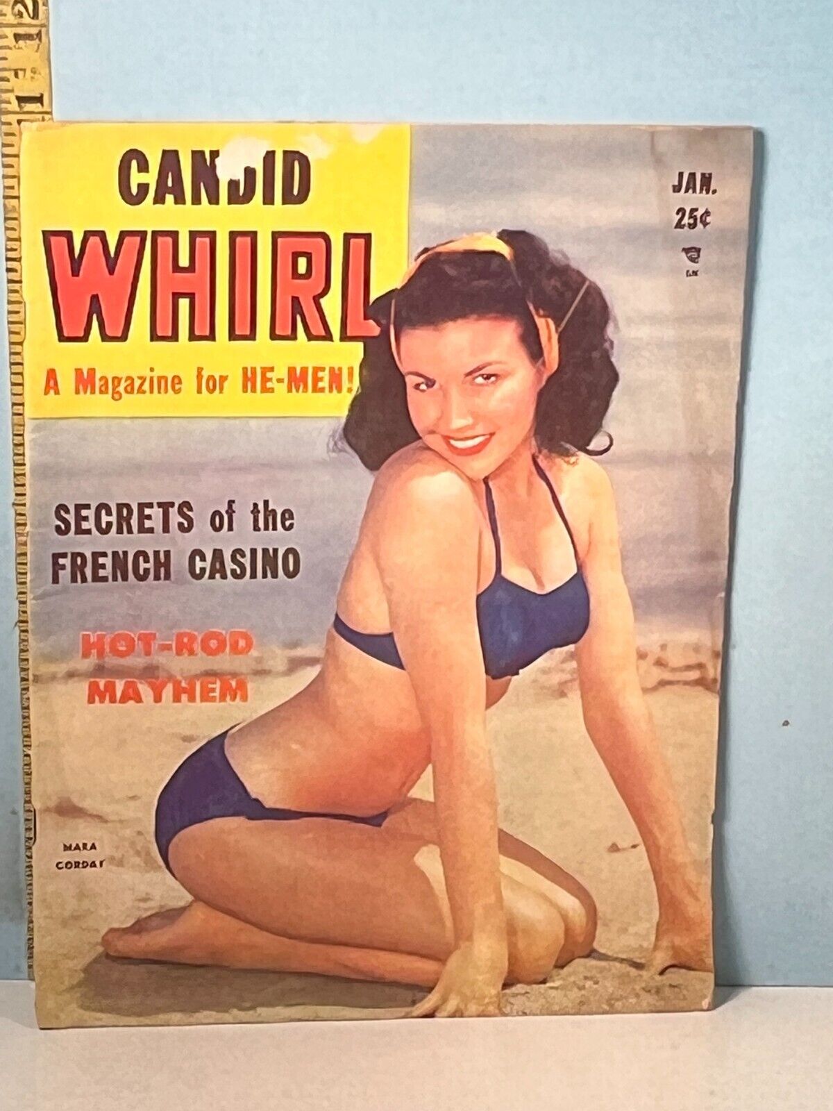 Jan 1953 Candid Whirl Pin-Up Cheesecake Risque Magazine
