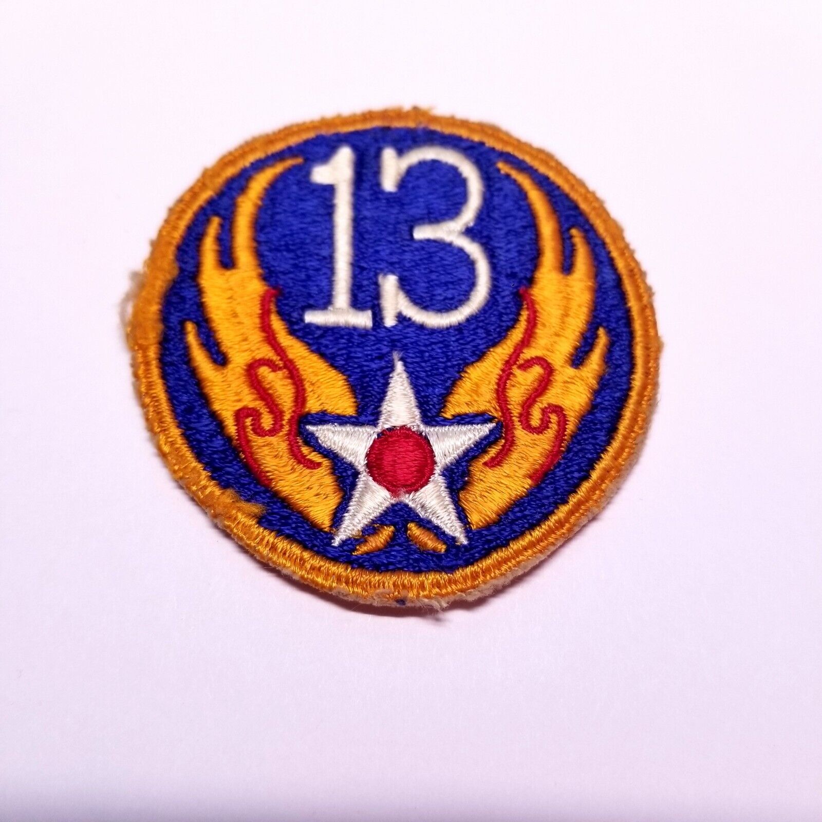 Military WWII  US 13th Air Force Patch Military Unit