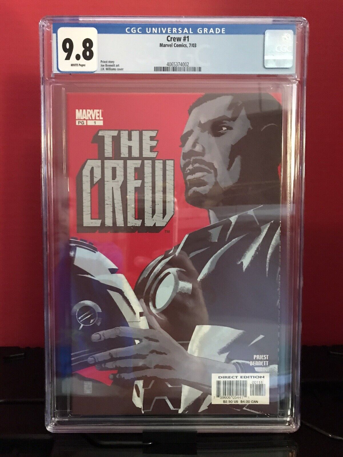 The Crew #1 (2003) Key 1st Josiah X ~JUSTICE~ Marvel Comics CGC 9.8