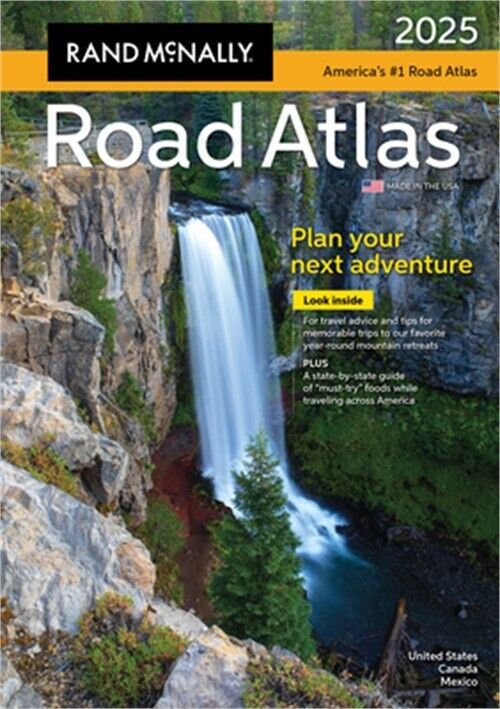 Rand McNally 2025 Road Atlas (Hardback or Cased Book)