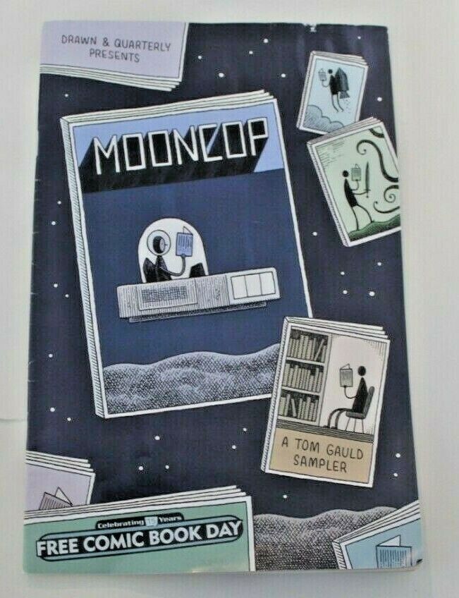 Mooncop A Tom Gauld Sampler #1 Drawn And Quarterly 2016 Free Comic Book Day