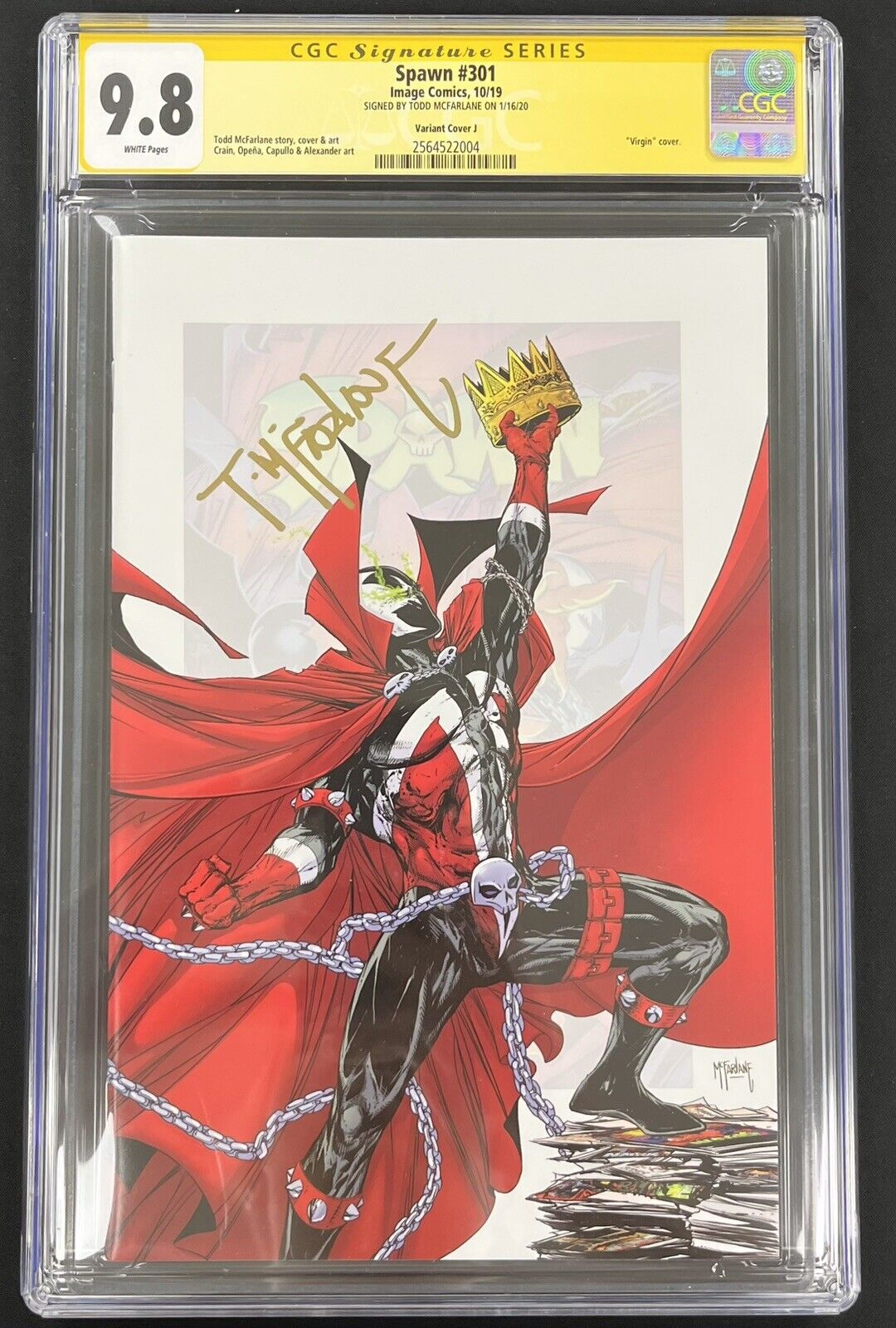 Image Comics Spawn #301 Signed by Todd Mcfarlane CGC 9.8