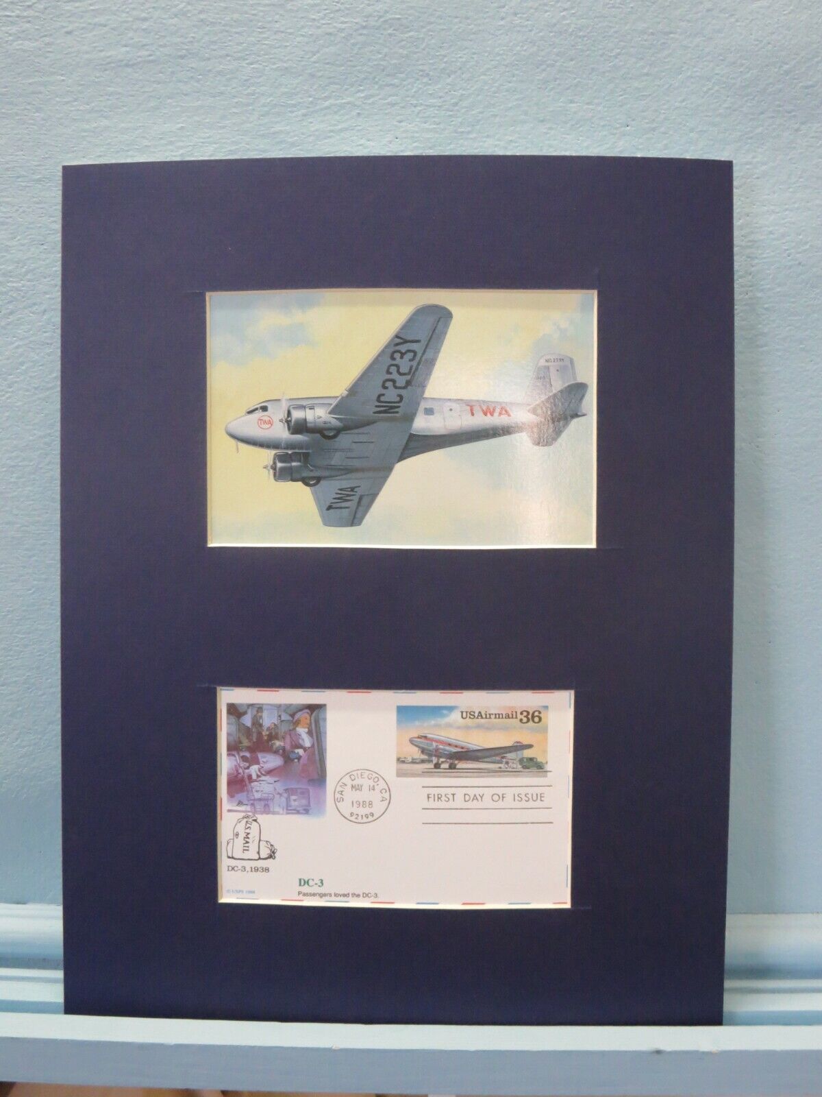 Honoring the Douglas DC-3 & the First Day Cover of its own stamp