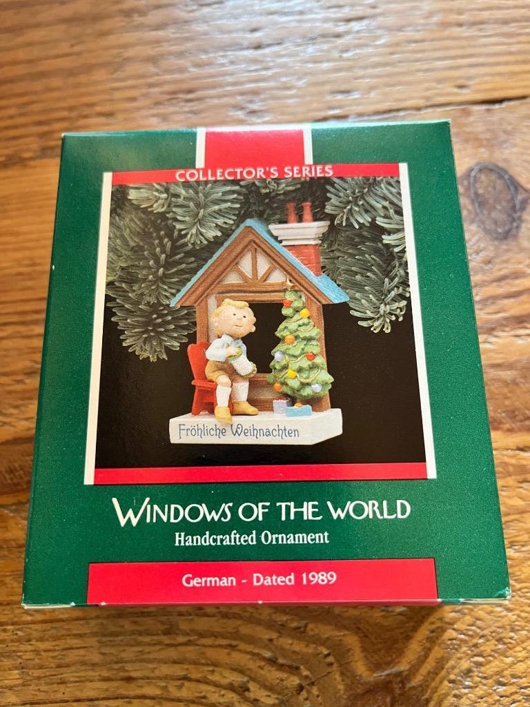 Hallmark Keepsake Ornament 1989 Windows of the World German Germany #5 Series