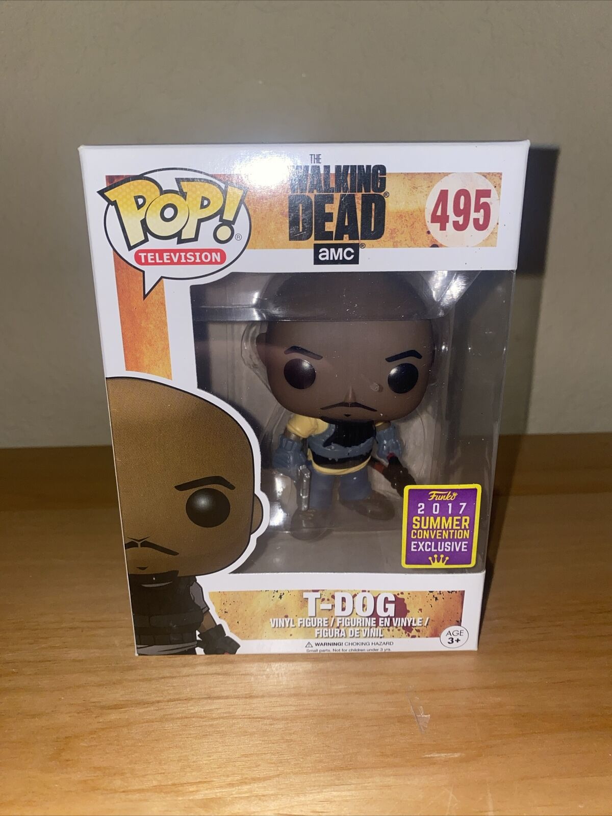 Funko POP The Walking Dead T-Dog #495 2017 Summer Convention Exclusive