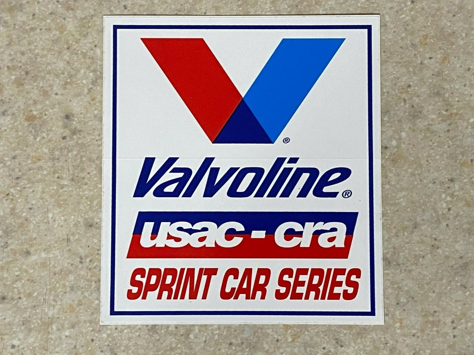 Valvoline USAC-CRA Sprint Car Series Decal