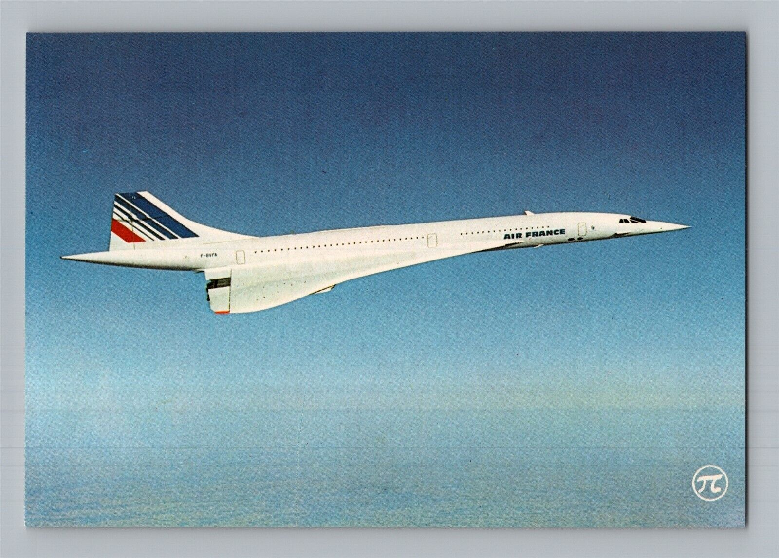 Aviation Airplane Postcard Air France Airlines Concorde #2 AP3