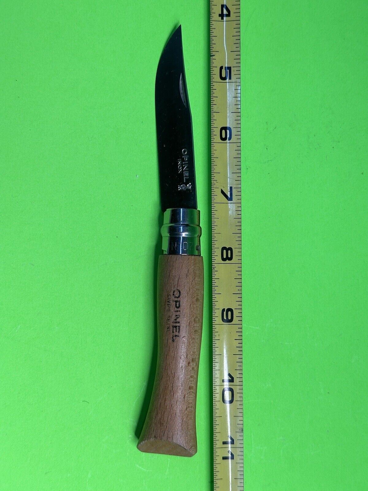 Opinel Knife Made In France Inox No 7 Ring Lock Wood Handle See Pics.   #29A